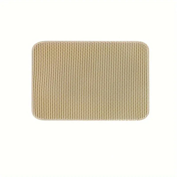 Large Double-Layer Cat Litter Mat - Khaki / M-55X75cm - cat litter mat