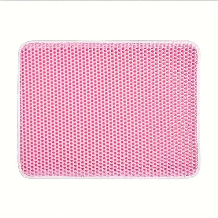 Large Double-Layer Cat Litter Mat - Pink / L-60X90cm - cat litter mat