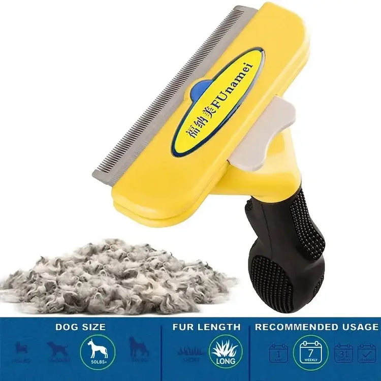 Large Pet Hair Removal & Grooming Comb - (Dog)-L-Long Hair - pet grooming supply