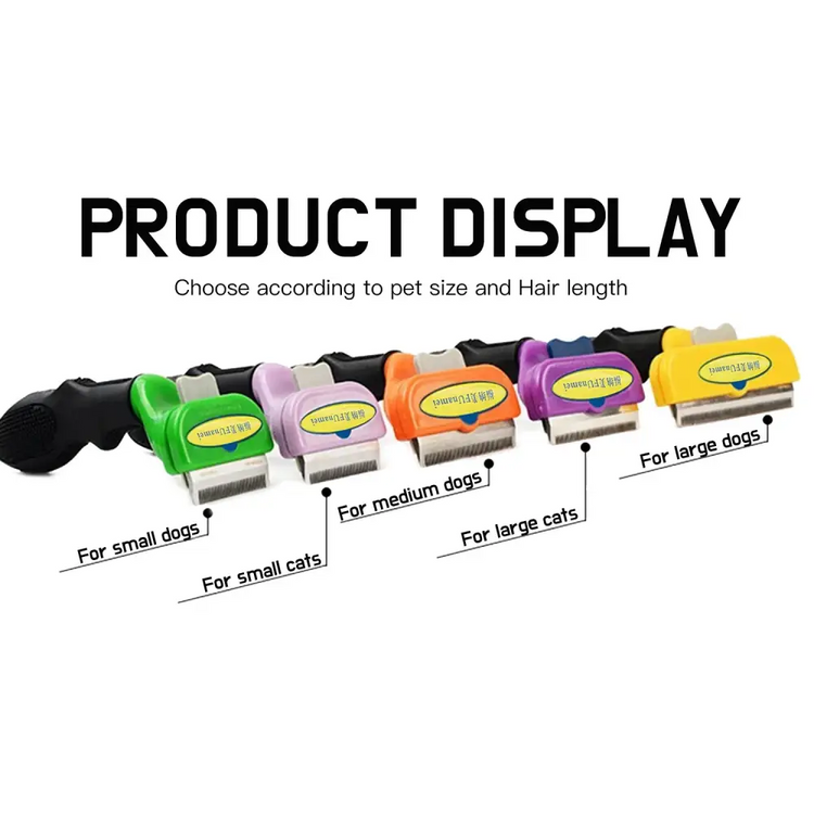 Large Pet Hair Removal & Grooming Comb - pet grooming supply