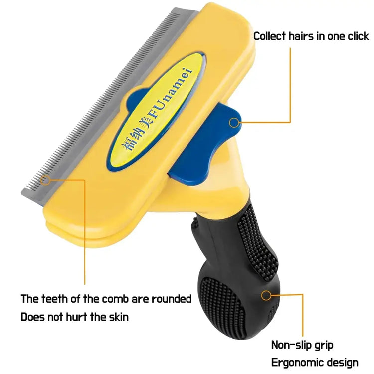 Large Pet Hair Removal & Grooming Comb - pet grooming supply
