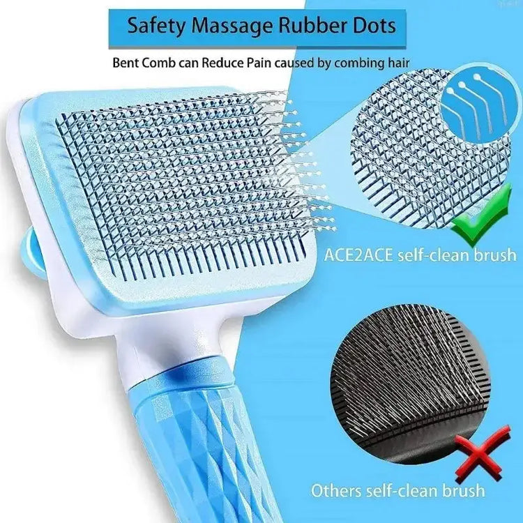 Long Hair Pet Grooming & Hair Remover Brush - pet brush