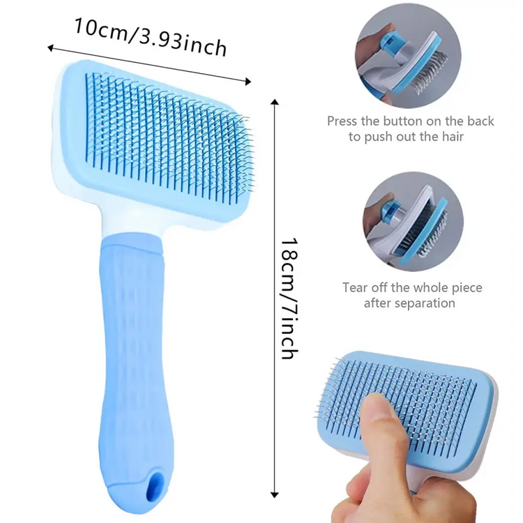 Long Hair Pet Grooming & Hair Remover Brush - pet brush