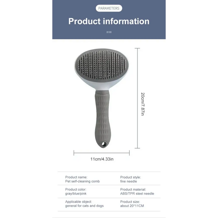 Long Hair Pet Grooming & Hair Remover Brush - pet brush