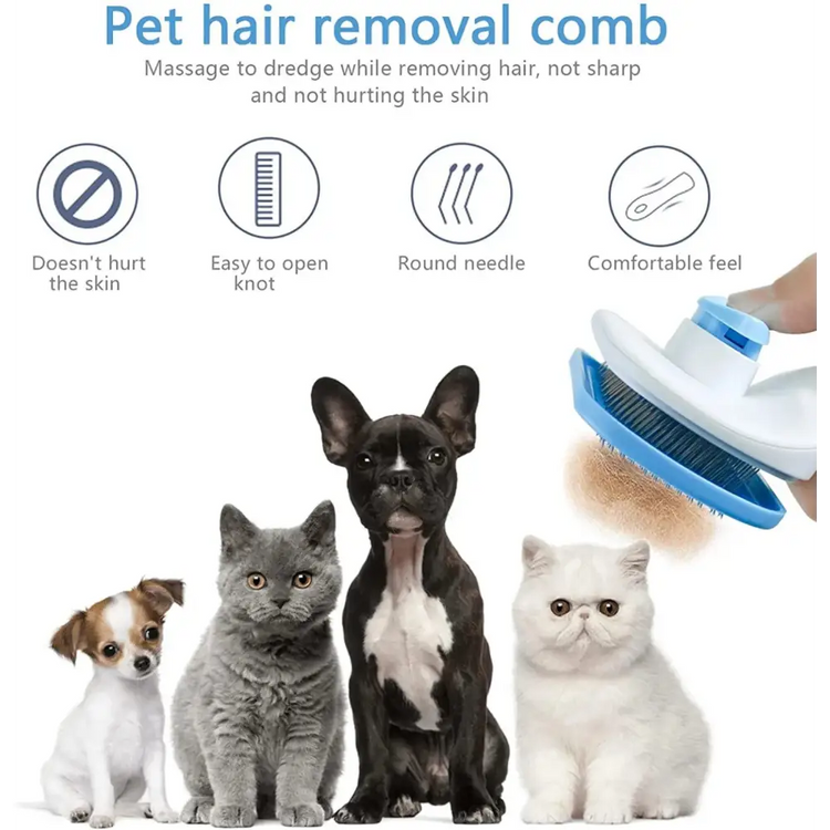 Long Hair Pet Grooming & Hair Remover Brush - pet brush