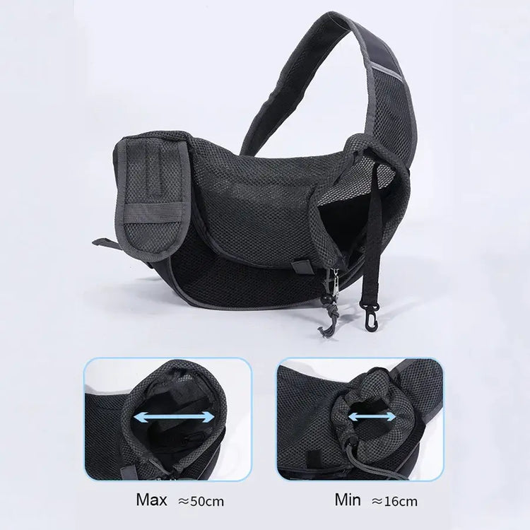 One-Shoulder Pet Travel Bag – Breathable Crossbody Carrier - pet carrier