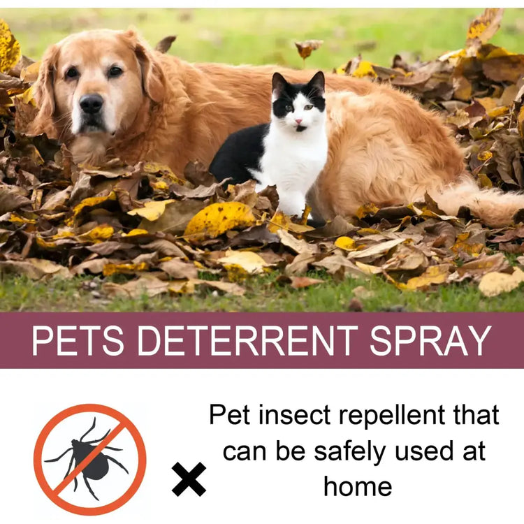 Pet Flea & Tick Spray – Safe for Dogs Cats & Home - flea/tick control
