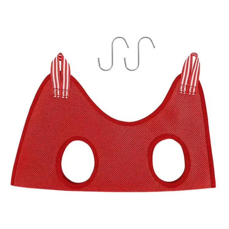 Pet Grooming Hammock for Cats & Dogs - Red / M(75X51cm) - pet grooming supply