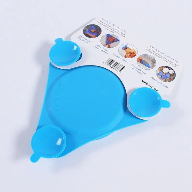 Pet Lick Pad Sucker Slow Food Plate - Pet Supplies / Blue