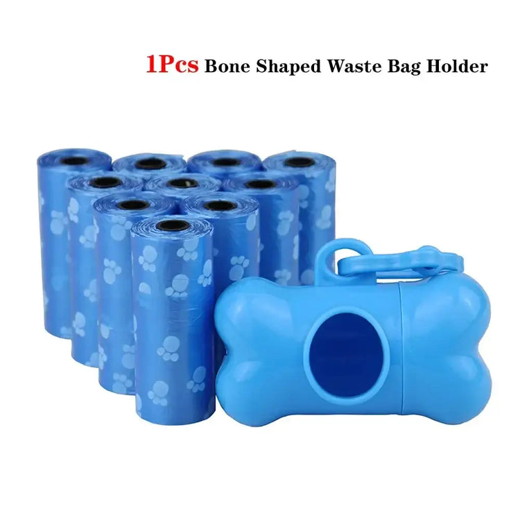 Pet Poop Bag Solid Color Printed Pet Garbage Bag Clean Poop Bag Dog Walking Portable Poop Bag For Dogs Litter