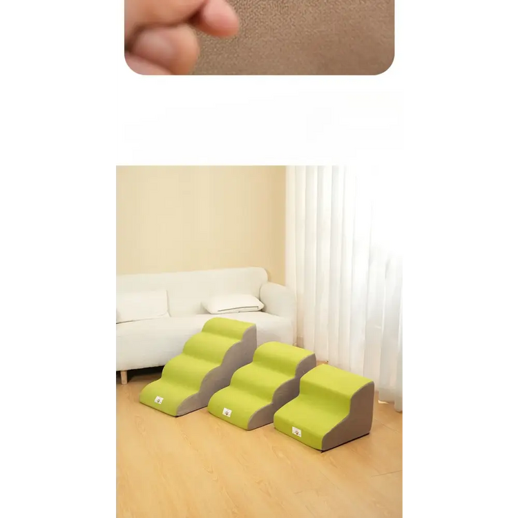 Pet Stairs & Ramp – Memory Foam Washable Cover - Pet stairs