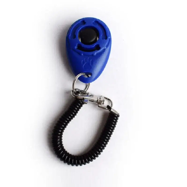Pet Training Clicker – Adjustable Wrist Strap Sound Keychain for Dog & Cat Training - Blue / CHINA - PET TRAINING