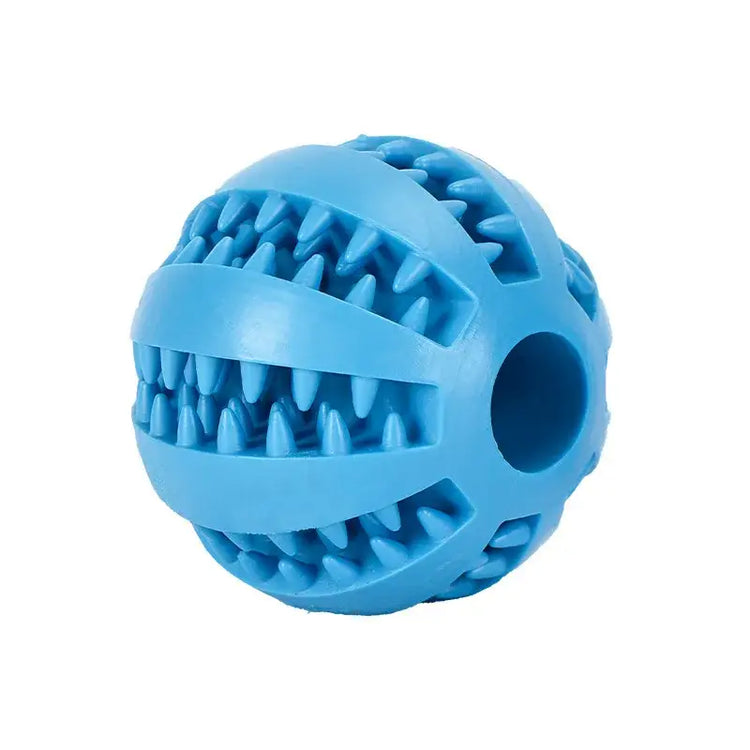 Pet Treat Dispensing Chew Ball - Blue / 5CM - dog toys