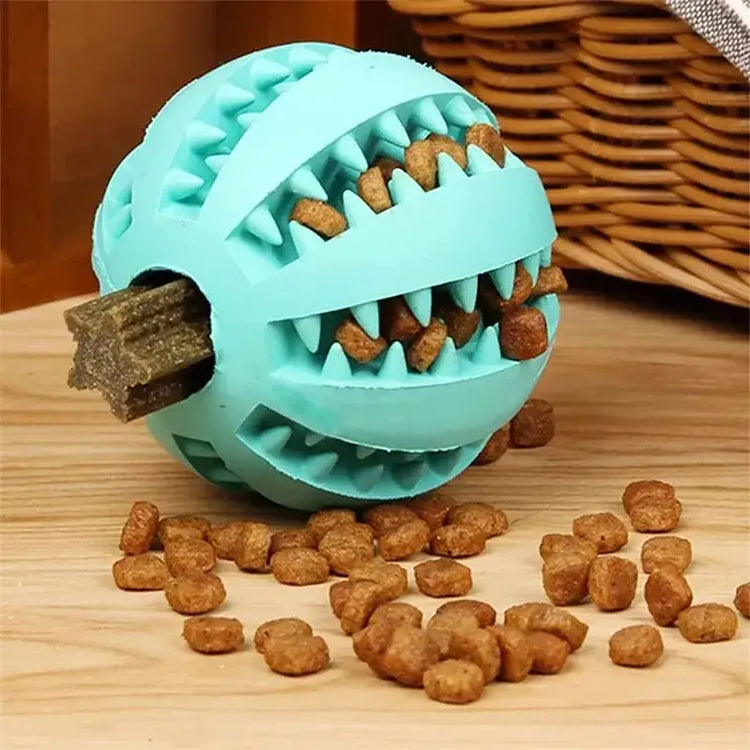 Pet Treat Dispensing Chew Ball - dog toys