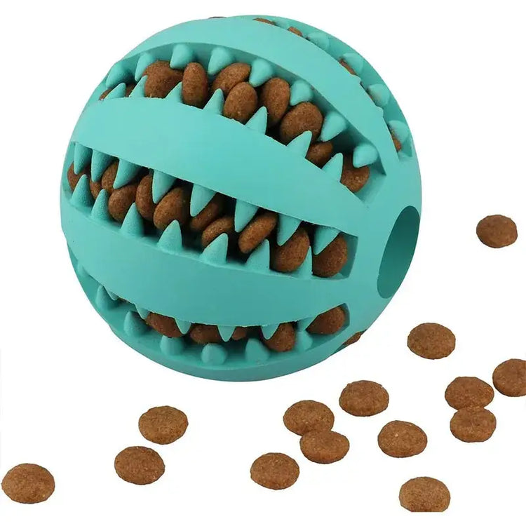 Pet Treat Dispensing Chew Ball - dog toys