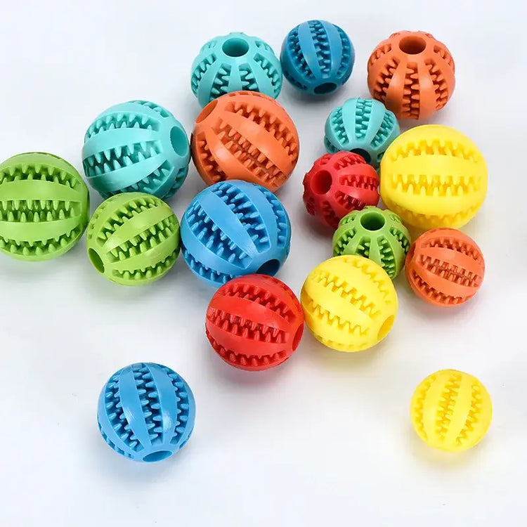 Pet Treat Dispensing Chew Ball - dog toys