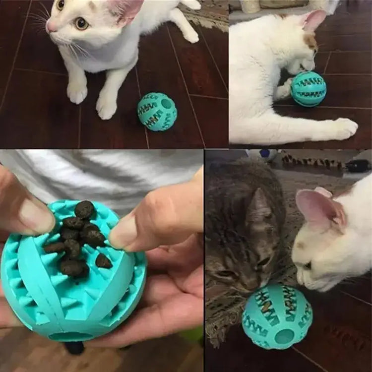 Pet Treat Dispensing Chew Ball - dog toys