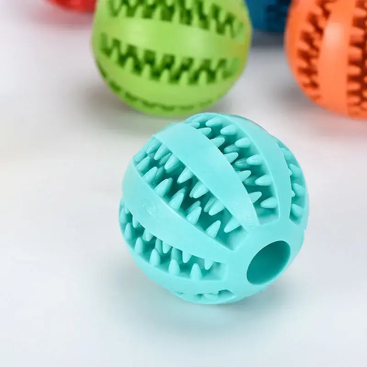 Pet Treat Dispensing Chew Ball - dog toys