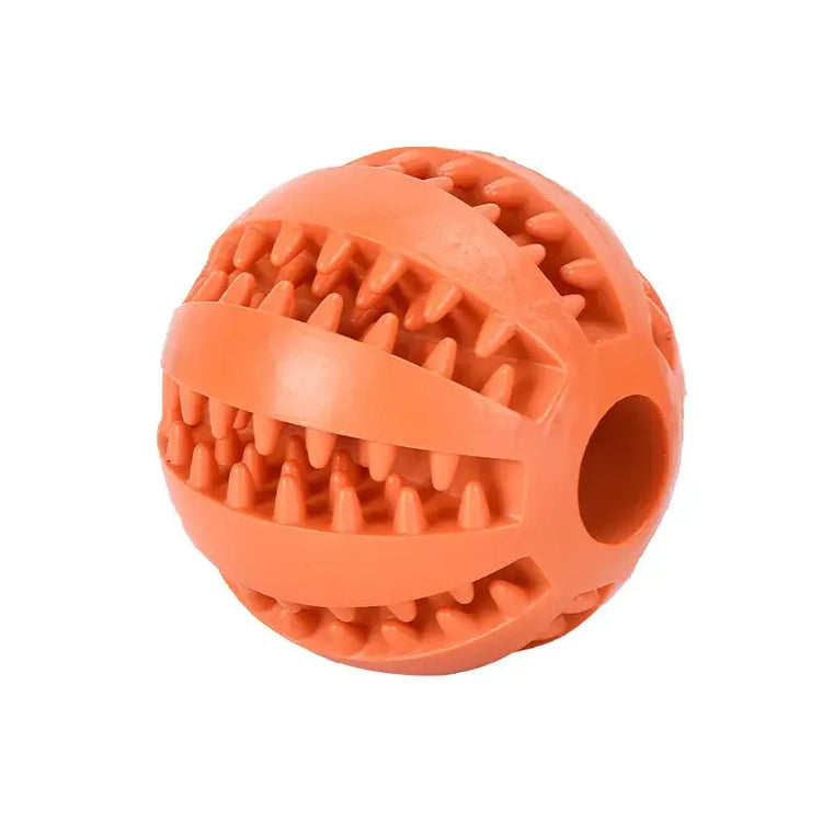 Pet Treat Dispensing Chew Ball - Orange / 5CM - dog toys