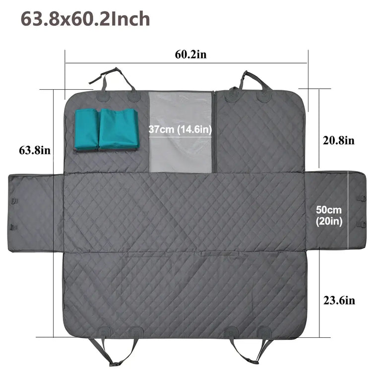 PETRAVEL Waterproof Dog Car Seat Hammock - pet car hammock