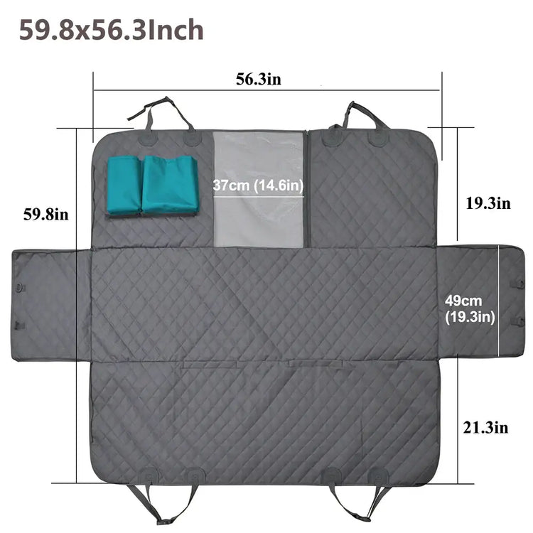 PETRAVEL Waterproof Dog Car Seat Hammock - pet car hammock