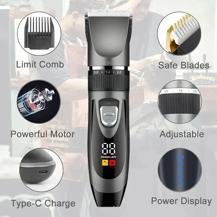 PetsFader Dog Hair Clippers Grooming Kit - pet grooming supply