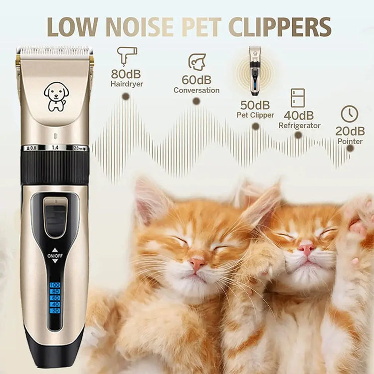 PetsFader Dog Hair Clippers Grooming Kit - pet grooming supply