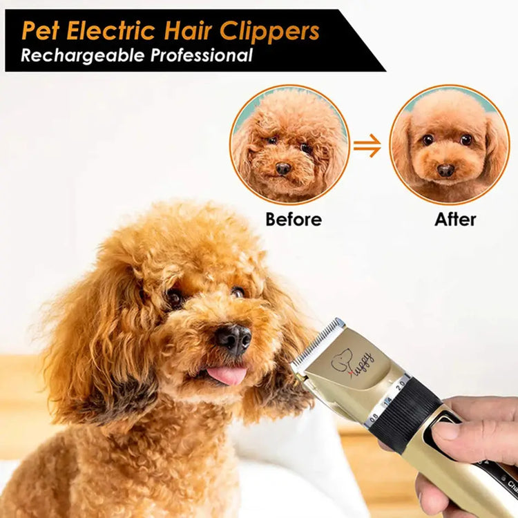 PetsFader Dog Hair Clippers Grooming Kit - pet grooming supply