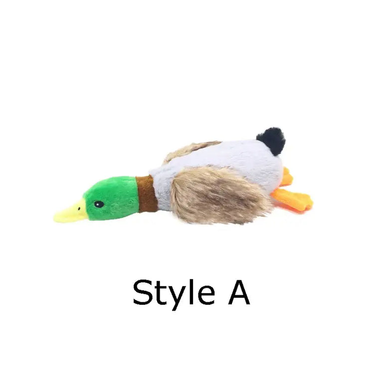 Plush Squeaky Duck Toy for Dogs - Duck - dog toys