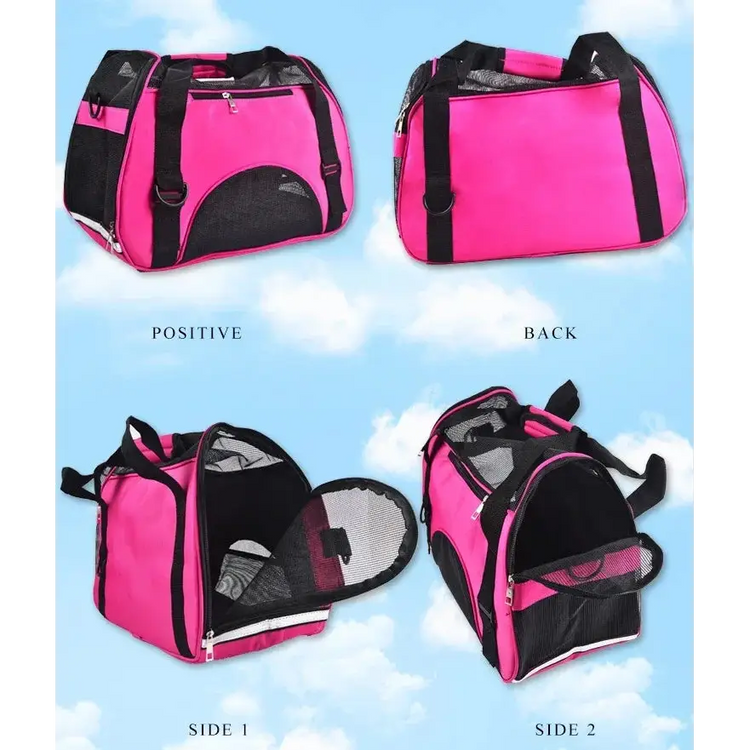 Portable Mesh Pet Travel Carrier Bag - cat carrier