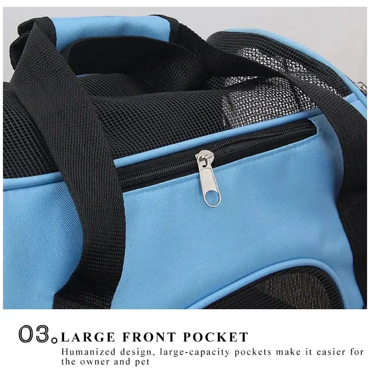 Portable Mesh Pet Travel Carrier Bag - cat carrier