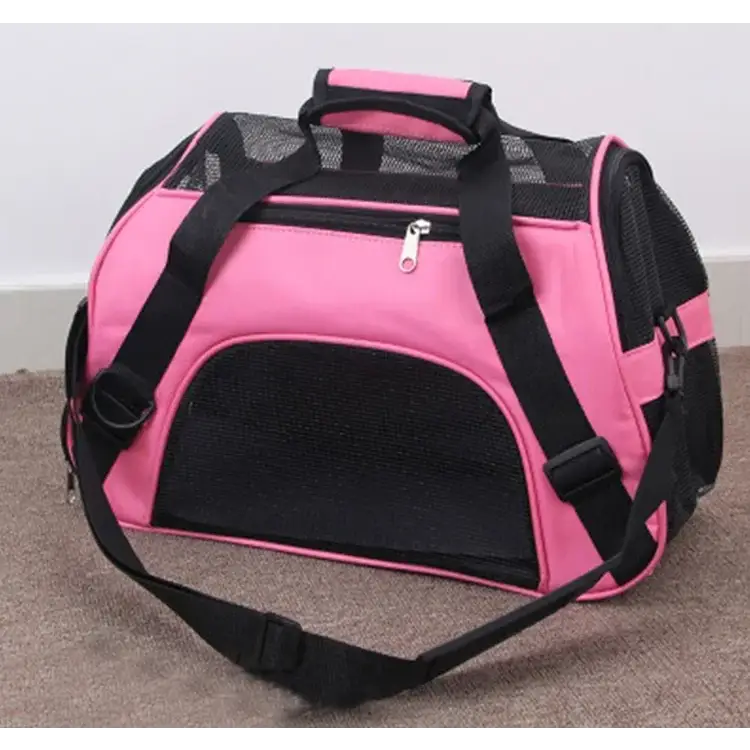 Portable Mesh Pet Travel Carrier Bag - cat carrier