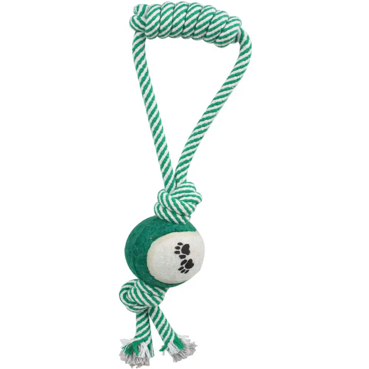 Pull Away’ Rope and Tennis Ball - Green