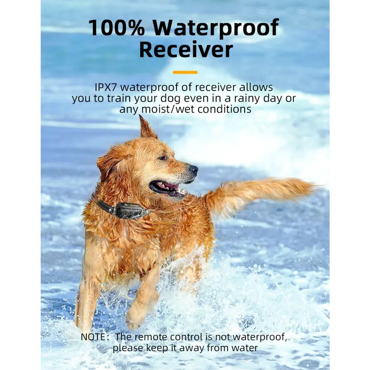 ROJECO Waterproof Dog Training Collar with Remote - Dog training collar