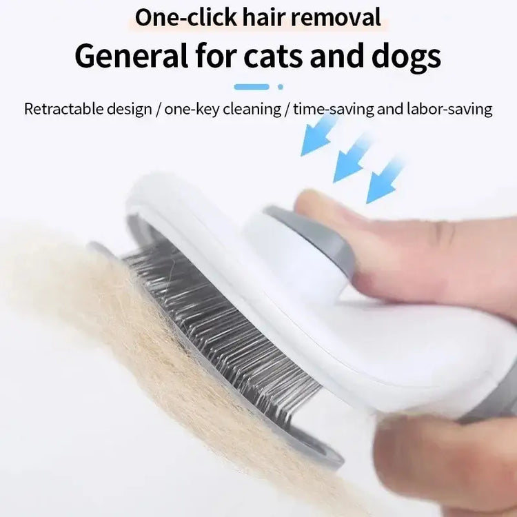 Self-Cleaning Pet Hair Removal Brush - Pet Hair Remover Brush