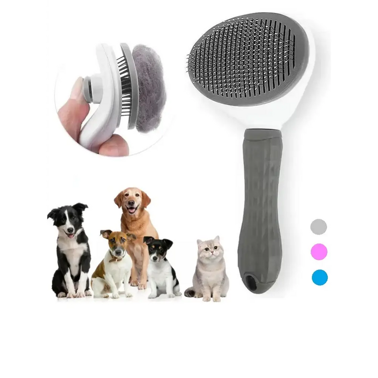 Self-Cleaning Pet Hair Removal Brush - Pet Hair Remover Brush
