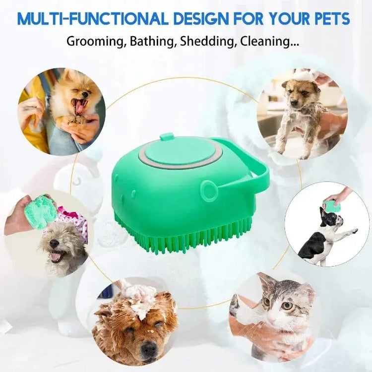Silicone Pet Bath & Shampoo Brush – 80ml - pet brush