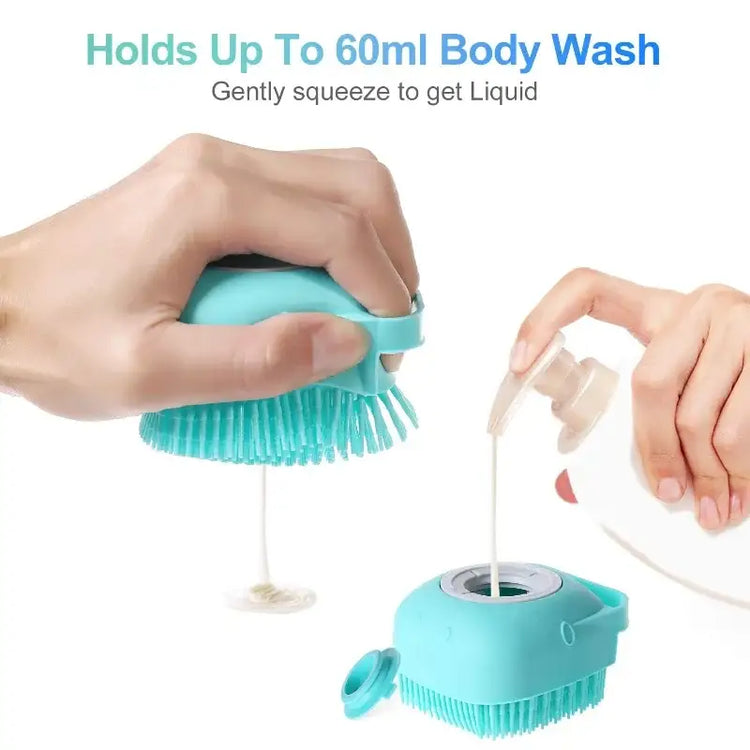 Silicone Pet Bath & Shampoo Brush – 80ml - pet brush