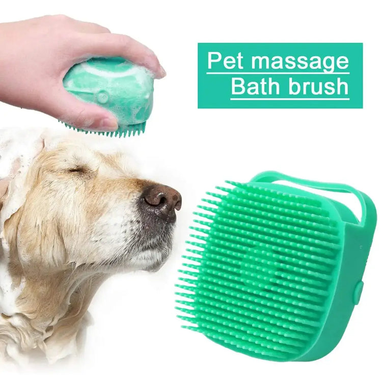 Silicone Pet Bath & Shampoo Brush – 80ml - pet brush