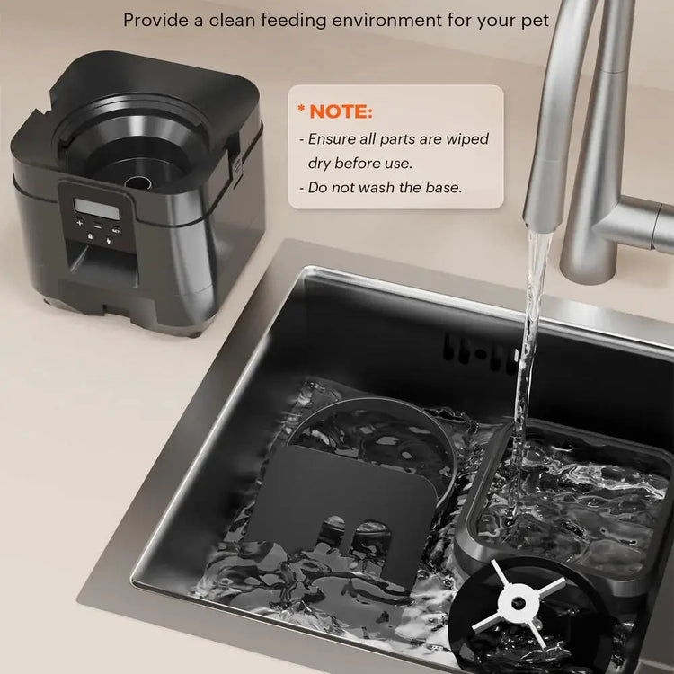 Smart Automatic Pet Feeder with Timer & Bowl - cat feeder