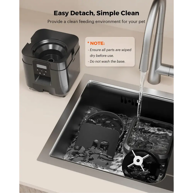 Smart Automatic Pet Feeder with Timer & Bowl - cat feeder