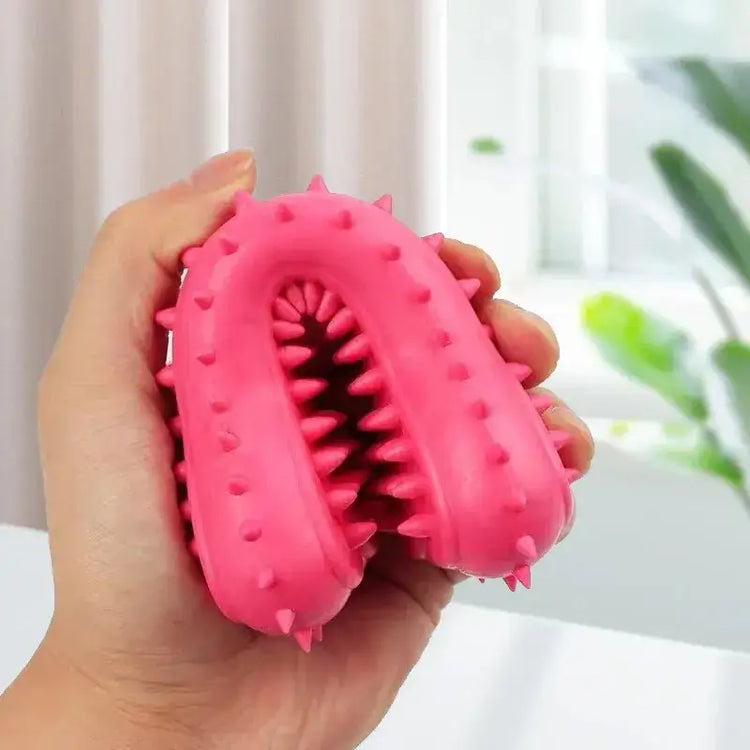 Soft Rubber Dog Chew Toy – Bone Shape & Bite-Resistant - dog toys