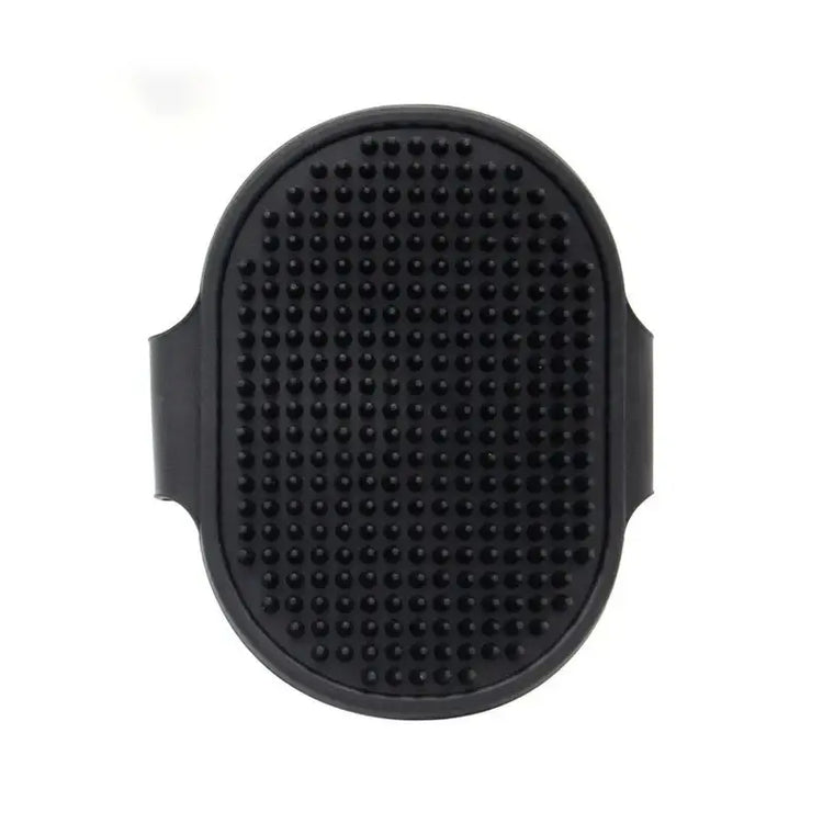 Soft Silicone Pet Bath & Grooming Brush - black - CAT GROOMING BRUSH
