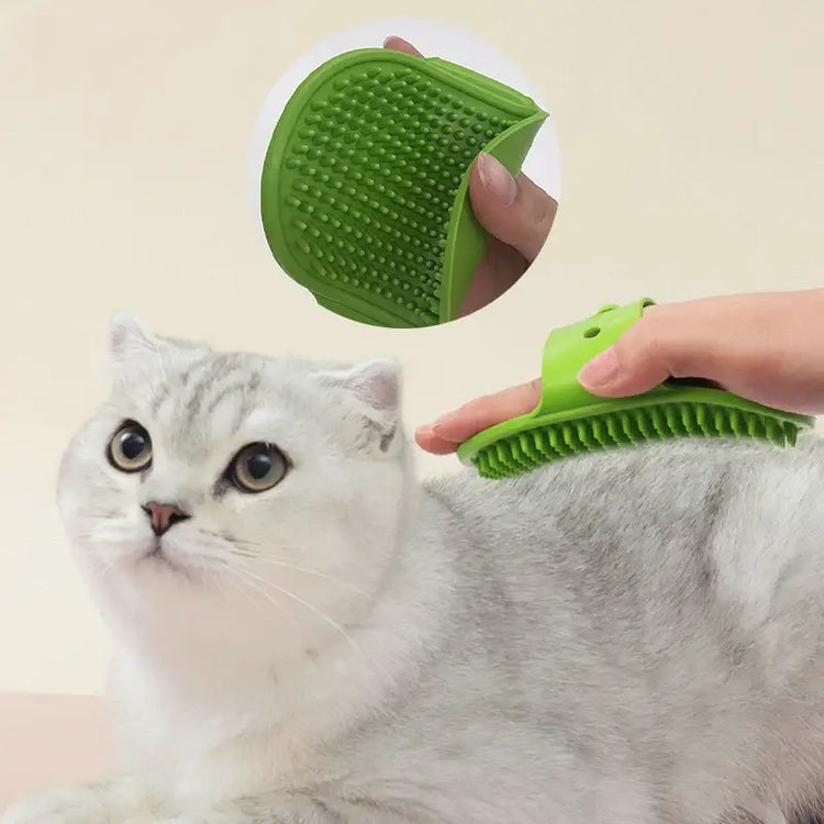 Soft Silicone Pet Bath & Grooming Brush - CAT GROOMING BRUSH
