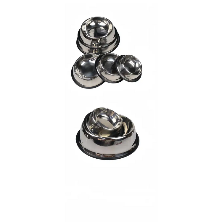 Stainless Steel Pet Feeding Bowl – 6 Sizes - pet bowls