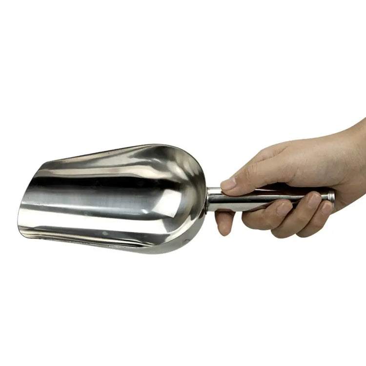 Stainless Steel Pet Food Scoop – 23.5×8×5 cm - steel - food scoop