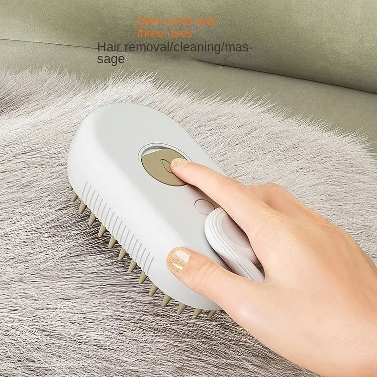Steamy 3-in-1 Pet Grooming Brush - CAT GROOMING BRUSH