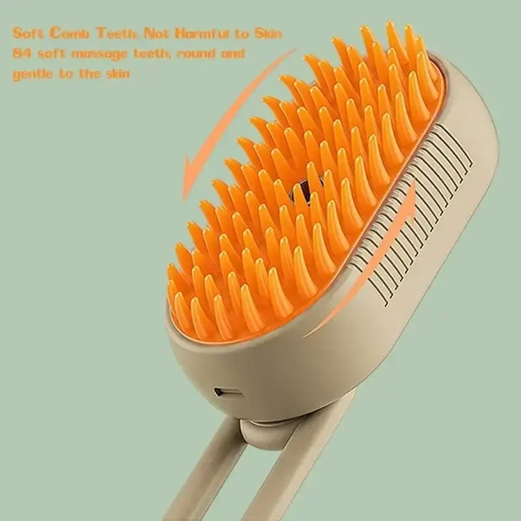 Steamy 3-in-1 Pet Grooming Brush - CAT GROOMING BRUSH