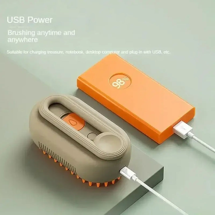 Steamy 3-in-1 Pet Grooming Brush - CAT GROOMING BRUSH
