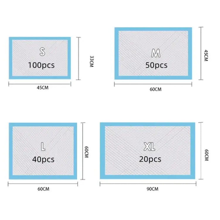 Super Absorbent Disposable Pet Pee Pads - 20pcs 60x90cm / Pet Diaper - pet pee pads